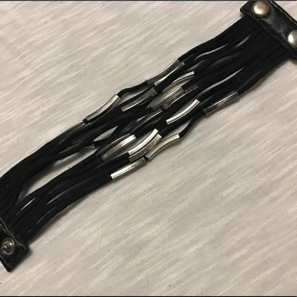 Women Black and silver multiple bracelets in one - Picture 1 of 2